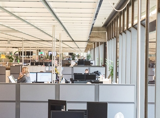 Regain your concentration in the open office space