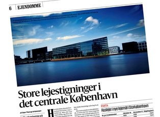 Lokalebasen.dk i Berlingske: Store lejestigninger i det centrale København