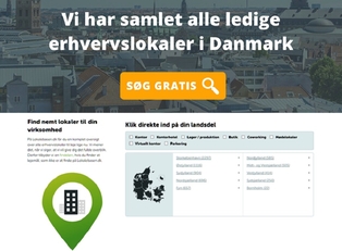 Lokalebasen.dk samler danske erhvervslokaler: Find et nyt tomt lejemål og få 250 kr. i findeløn