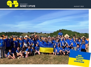 Glæder 115 ukrainske spejdere med camp og sommeroplevelse i Danmark