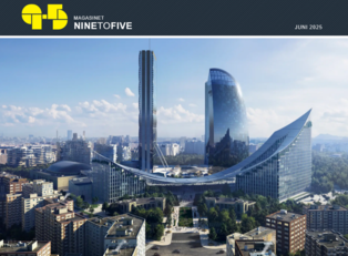 BIG præsenterer CityWave Milano kontorhus med gigantisk solcelle-tag