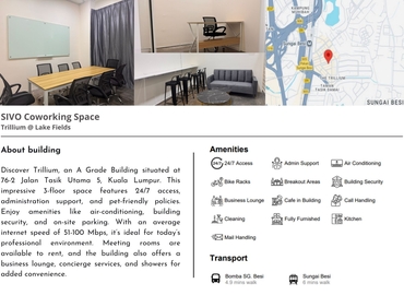 Office Jalan Tasik Utama 5 57000 Kuala Lumpur