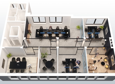 Bedrijfsgebouw te huur  Stad Brussel, Rue du Congrès 37, 215 m², - 2 | MatchOffice.be
