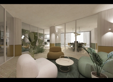 Business center à louer à Saint-Nicolas, Stationsplein 29, 160 m², - 3 | MatchOffice.be
