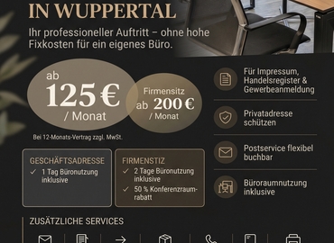 Virtuelles büro Ludwig-Richter-Straße 20 42329 Wuppertal