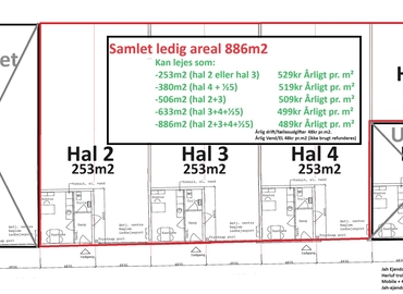 253 m² Workshop space up for rent in Odense SO, Herluf Trolles Vej 100 (5220) - 1 | MatchOffice
