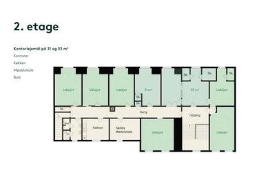 Kontor til leje på Esplanaden 34A, 1263 København K - 53 m² | Foto 9 - Lokalebasen.dk