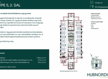 Kontor til leje på Kay Fiskers Plads 10, 2300 København S - 3785 m² | Foto 9 - Lokalebasen.dk