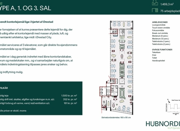 Kontor til leje på Arne Jacobsens Allé 15-17, 2300 København S - 1469 m² | Foto 8 - Lokalebasen.dk