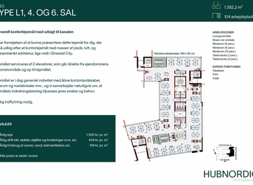 Kontor til leje på Arne Jacobsens Allé 13, 2300 København S - 1382 m² | Foto 8 - Lokalebasen.dk