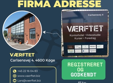 Virtuelt kontor på Carlsensvej 4, 4600 Køge | Foto 0 - Lokalebasen