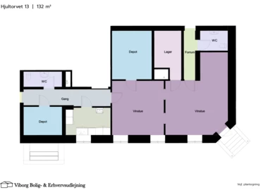 Butik til leje på Hjultorvet 13, 8800 Viborg - 121 m² | Foto 0 - Lokalebasen.dk