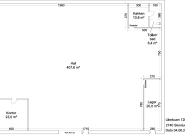 517 m² Warehouse rental in Skovlunde, Literbuen 12 B (2740) - 5 | MatchOffice.com