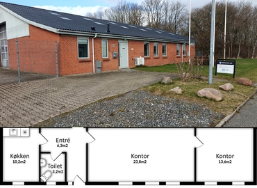 Kontor til leje på Platinvej 61A, 6000 Kolding - 58 m² | Foto 7 - Lokalebasen