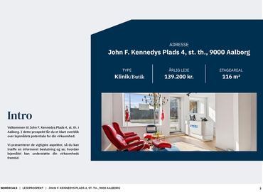 Kontor til leje på John F. Kennedys Plads 2, 9000 Aalborg - 116 m² | Foto 1 - Lokalebasen