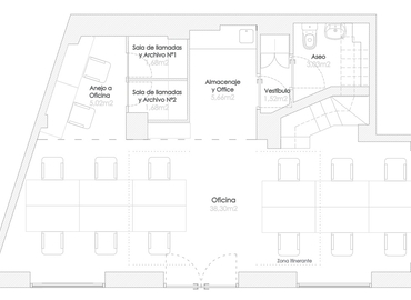 Despacho en alquiler en Granada 90 m², Calle Cedrán 7 - 13 | MatchOffice.es