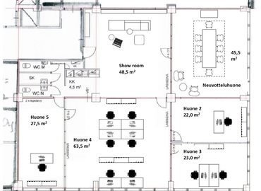 250 m² Office space available to rent in Helsinki, Särkiniementie 5, 00210  - 3 | MatchOffice.com