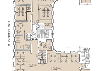 Vuokraa toimisto - Helsinki, Erottajankatu 15, (00130) - 4 | MatchOffice.fi