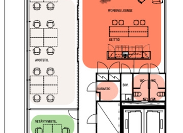 Vapaat toimistotilat - Helsinki, Porkkalankatu 20, (00180)  - 5 | MatchOffice