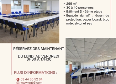 225 m² Conference space in Le Plessis Belleville, Avenue Georges Bataille 5 (60330) - 0 | MatchOffice.com