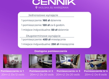 Sala konferencyjna do wynajęcia w Warszawa Wola