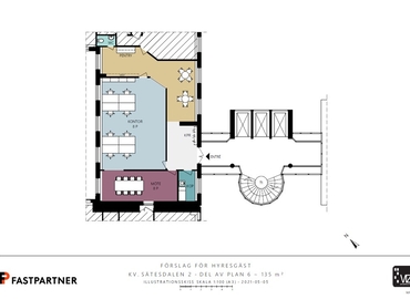 Kontorsplatser(Yta:284 m²)	att hyra i Kista, Norgegatan 2, 164 32 Kista. Bra läge | MatchOffice.se