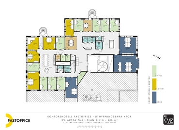 Kontorshotell(Yta:47 m²) att hyra i Fyrisborgsgatan 5, 754 50 Uppsala. Fullt utbud av faciliteter | MatchOffice.se