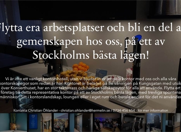 Kontorsrum(Yta:150 m²)	att hyra i Kungsgatan 32, 111 35 Norrmalm. WiFi-anslutning ingår | MatchOffice.se