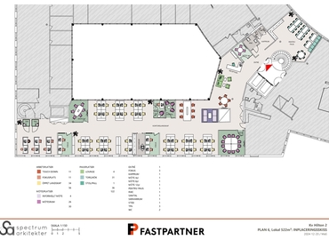 Kontorslokaler(Yta:522 m²)	att hyra i Solna, Gustav III:s Boulevard 32, 169 73 Solna. Lång- och korttidsuthyrning | MatchOffice.se