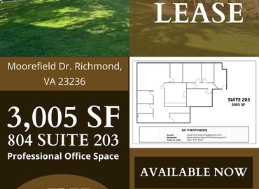 Office Moorefield Park Drive 804 23236 Richmond, VA