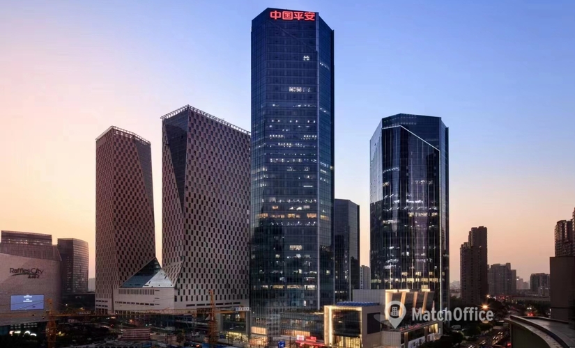 100 m² Business center in Hangzhou, Ping An Jin Rong Zhong Xin (310020) - 0 | MatchOffice