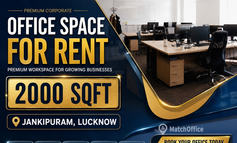 190 m² Commercial shop for rent in Lucknow, Ashok Vihar Colony (226201) - 0 | MatchOffice.com