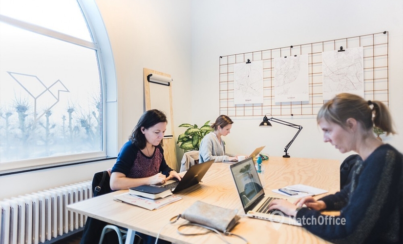 Coworking space te huur  Gent, Wiedauwkaai 23k, 100 m², - 2 | MatchOffice.be