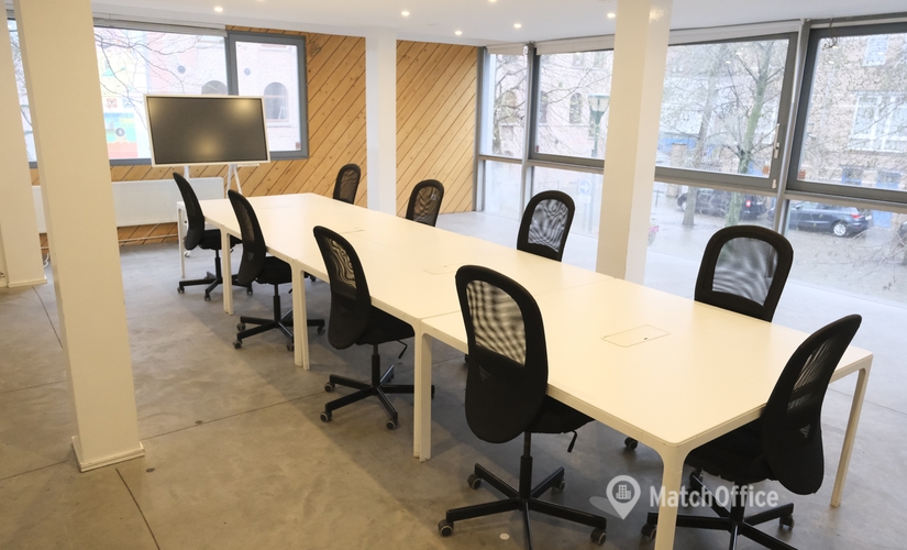 Flexwerkplek te huur Sint-Jans-Molenbeek, Place de la Minoterie 10, 1000 m², - 1 | MatchOffice.be