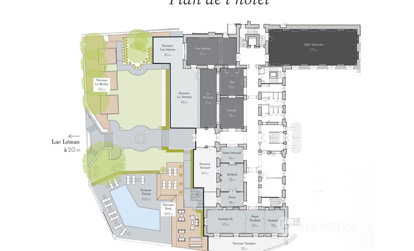 Conference hall in Vevey, Rue d'Italie 1 (1800) - 3 | MatchOffice