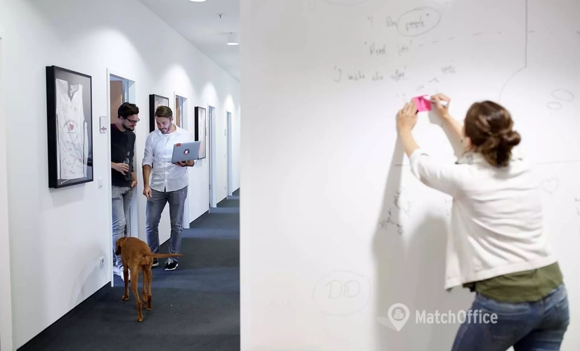 Join suitable a 160 m² Shared office  in Munich, Lyonel-Feininger-Straße 26 (80807) - 2 | MatchOffice.com