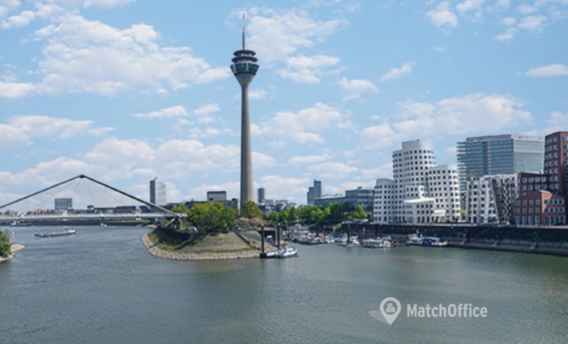 Neuer Zollhof 3, Business Center in Düsseldorf Medienhafen, 2