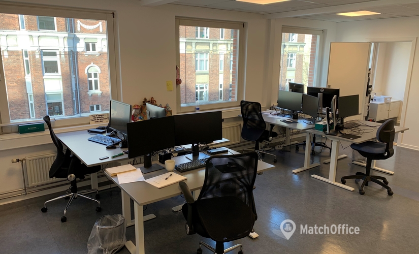 Join flexible a 60 m² Coworking  in Frederiksberg C, H.C. Ørsteds Vej 50C (1879) - 3 | MatchOffice.com