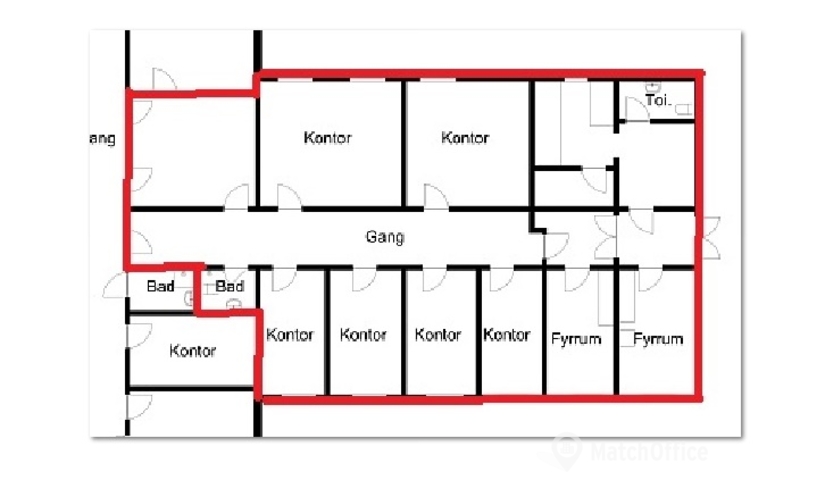 Kontor til leje på Ole Rømers Vej 30, 6100 Haderslev - 160 m² | Foto 2 - Lokalebasen