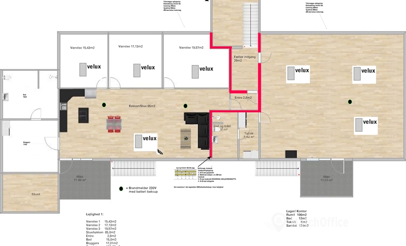 150 m² Commercial office up for rent in Horsens, Silkeborgvej 344 (8700) can meet all your requirements - 3 | MatchOffice.com