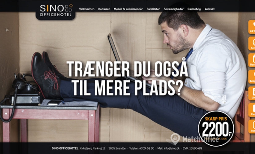 68 m² Coworking space in Brondby, Kirkebjerg Parkvej 12 (2605) - 3 | MatchOffice.com