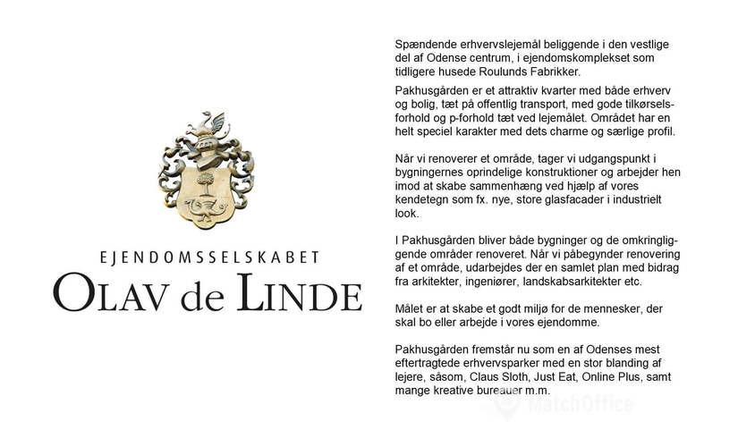 Kontor til leje på Pakhusgården 12, 5000 Odense C - 134 m² | Foto 2 - Lokalebasen