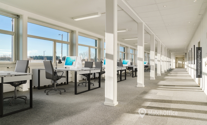 578 m² Flexible office for rent in Rodovre, Islevdalvej 35, 2610  - 3 | MatchOffice.com