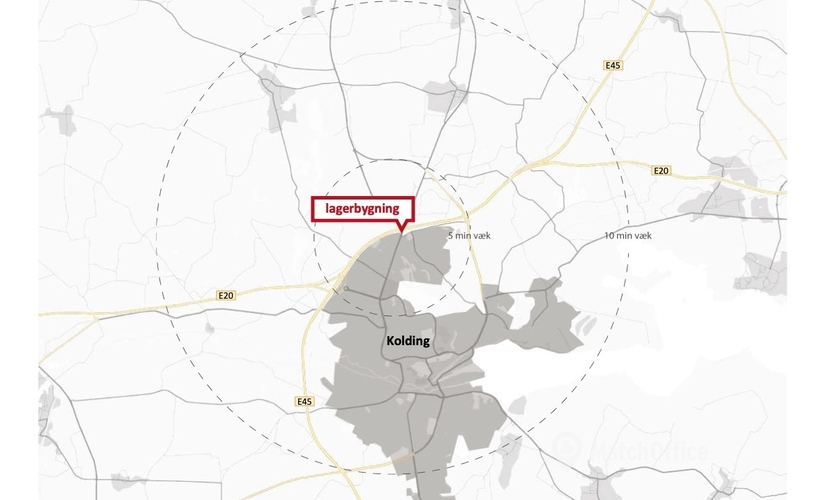 1766 m² Warehouse rental in Kolding, Vejlevej 357 (6000) - 1 | MatchOffice.com