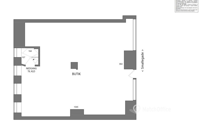 159 m² Store for rent in Frederiksberg, Smallegade 34 (2000) - 0 | MatchOffice