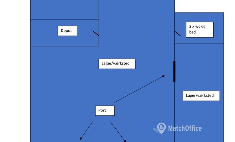 280 m² Commercial warehouse for rent in Viborg, Farvervej 35 (8800) - 6 | MatchOffice