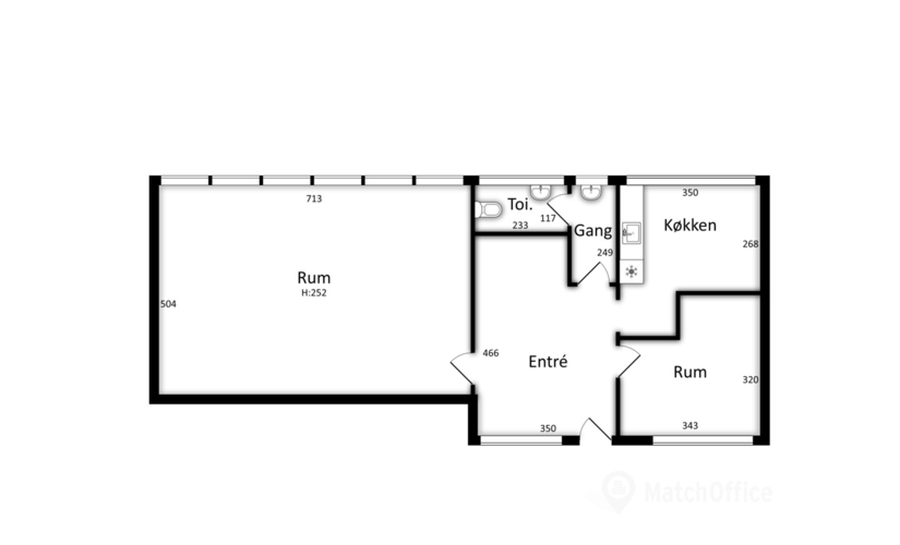 Kontor til leje på Lyngbyvej 11, 2100 København Ø - 88 m² | Foto 3 - Lokalebasen
