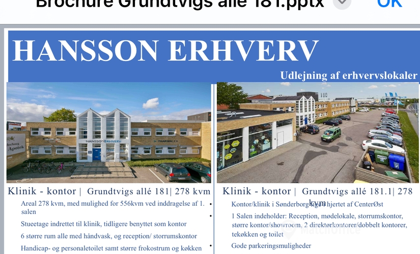 Kontor til leje på Grundtvigs Alle 181, 6400 Sønderborg - 278 m² | Foto 0 - Lokalebasen.dk