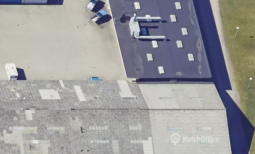 1309 m² Warehouse space up for rent in Them, Knudlundvej 5G (8653) - 0 | MatchOffice.com
