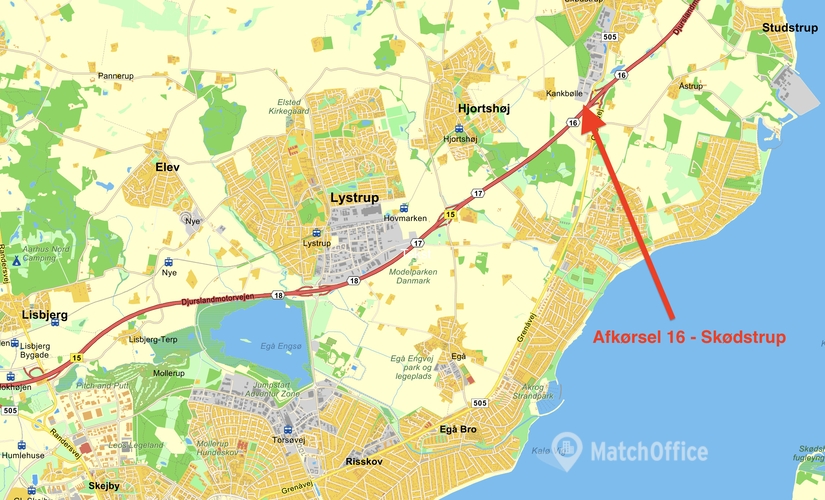 Ved Skoven 34 i Skødstrup - Grund til salg 3000 m² - Lokalebasen